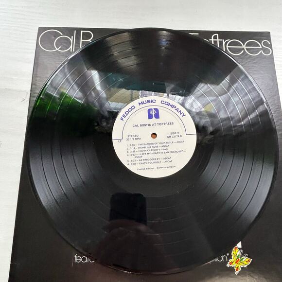 Cal Bostic At Toftrees Cher Papillon Vintage Vinyl LP 1974 - Picture 4 of 16